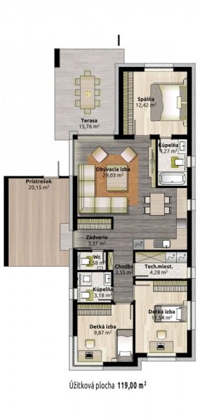 4 izbový dom I 4 izbový dom I